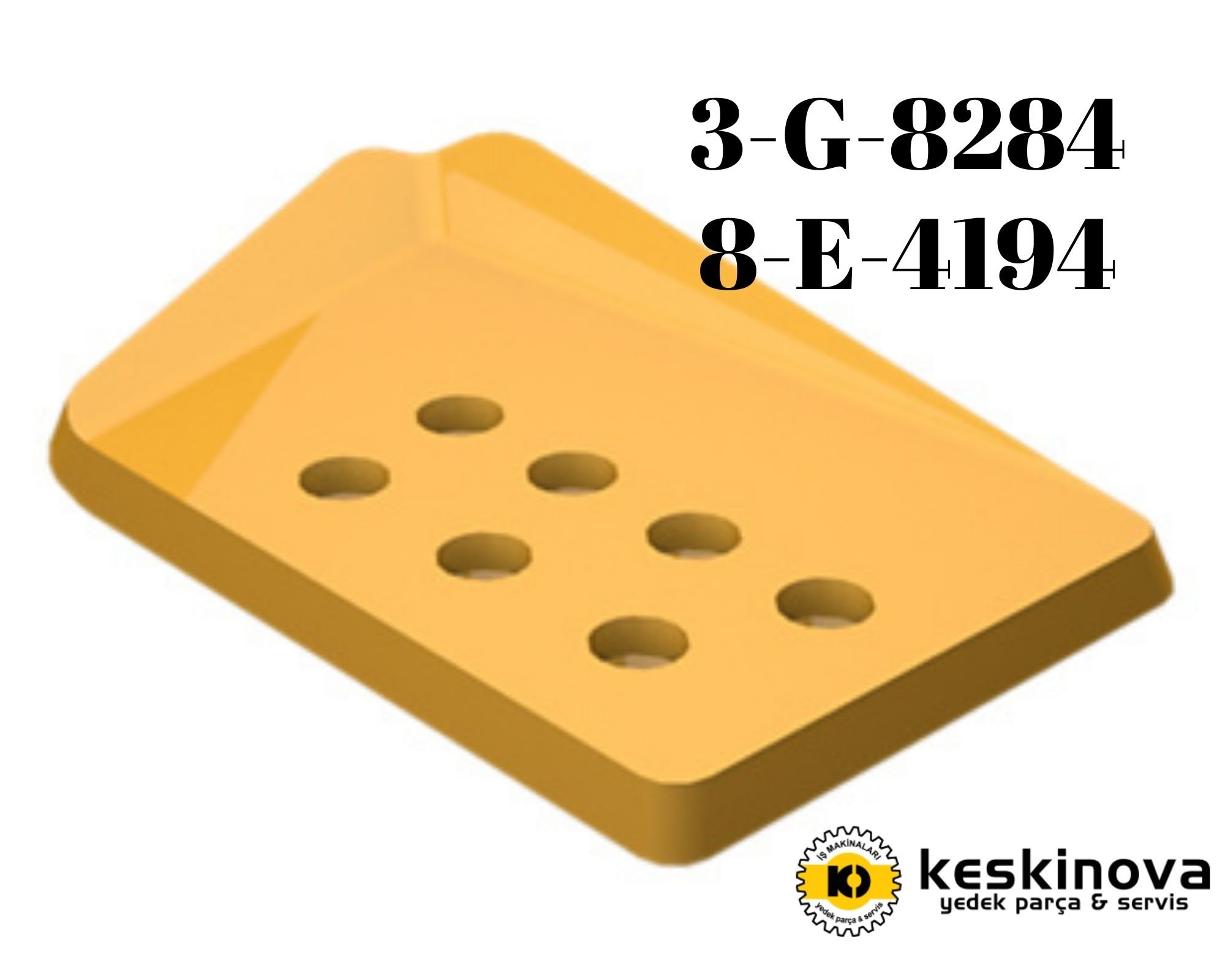 CATERPILLAR OEM CAT DL8 D8N D8R MODEL UÇ BIÇAK SAĞ 3G8284(ESS)